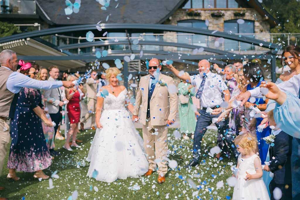 Eco-friendly dried petals confetti from Shropshire Petals